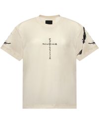 Givenchy - Cross Frame Print T-Shirt, Round Neck, Short Sleeves, , 100% Cotton, Size: Large - Lyst