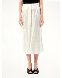 Balenciaga - Mix Satin Skirt - Lyst