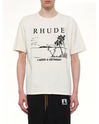 Rhude - I Need A Getaway T-Shirt - Lyst