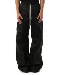 Rick Owens - Linen Wide Bela Pants, 100% Linen - Lyst