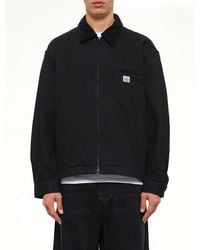 vowels - Garment Dyed Zip Up Jacket - Lyst
