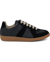 Maison Margiela - Replica Leather Sneakers, , 100% Cotton - Lyst