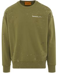 A_COLD_WALL* - X Acw X Timberland Sweatshirt, Long Sleeves, Moss, 100% Cotton, Size: Large - Lyst