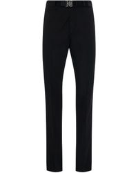 Givenchy - Casual Nylon With Belt Pants, , 100% Polyester - Lyst