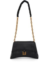 Balenciaga - Downtown Small Shoulder Bag With Chain, , 100% Leather - Lyst