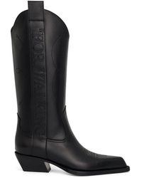 Off-White c/o Virgil Abloh - "For Walking" Texan Boots - Lyst
