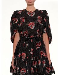 McQueen - Poppy Print Abito Dress - Lyst