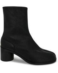 Maison Margiela - Tabi Ankle 6Cm Boots, 100% Leather - Lyst