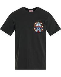 KENZO - 'Drawn Varsity Slim T-Shirt, Short Sleeves, , 100% Cotton, Size: Small - Lyst