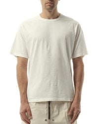 Rick Owens - Brad T-Shirt, Short Sleeves, 100% Cotton, Size: Medium - Lyst