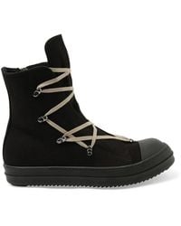 Rick Owens - Hexa High Sneaks Sneakers, 100% Cotton - Lyst