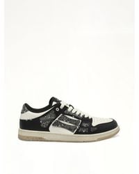 Amiri - Bandana Skeleton Top Low Sneakers, 100% Rubber - Lyst
