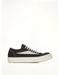 Rick Owens - 13Oz Denim Vintage Sneaks - Lyst