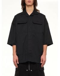 Rick Owens - Cotton Twill Magnum Tommy Shirt - Lyst