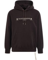 Mastermind Japan - 'Rubbed Logo Hoodie, Long Sleeves, Dark, 100% Cotton, Size: Small - Lyst