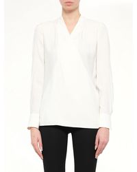Givenchy - Long Sleeve Blouse - Lyst