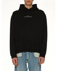 Maison Margiela - Upside Down Logo Hoodie - Lyst