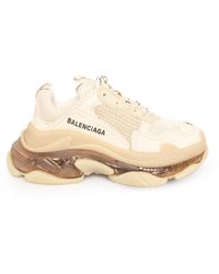 Balenciaga - Triple S Clear Sole Sneakers, , 100% Polyester - Lyst