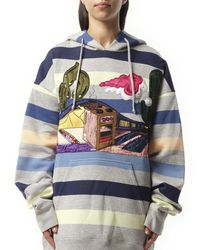 Marc Jacobs - Long Sleeve Hooded Sweatshirt, Size: Small - Lyst