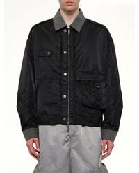 Feng Chen Wang - Deconstructed Nylon Jacket - Lyst