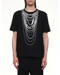 Balmain - Chain Trompe L'Oeil T-Shirt - Lyst