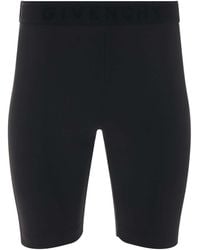 Givenchy - Cyclist Shorts With Elastic Jacquard - Lyst