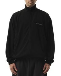 Balenciaga - Fleece Zip-Up Jacket, Long Sleeves, 100% Polyester - Lyst