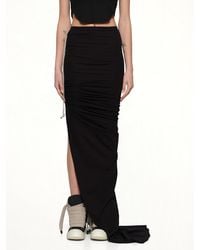 Rick Owens - Soft Edfu Long Skirt - Lyst