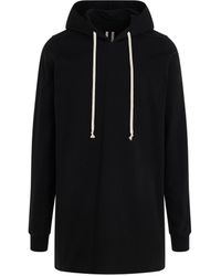 Rick Owens - 'Drawstring Long Hoodie, Long Sleeves, , 100% Cotton, Size: Small - Lyst