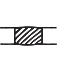 Off-White c/o Virgil Abloh - Diagonal Stripe Mask, 100% Cotton - Lyst