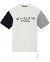 Mastermind Japan - Colourblock Logo T-Shirt, Round Neck, Short Sleeves, , 100% Cotton, Size: Medium - Lyst