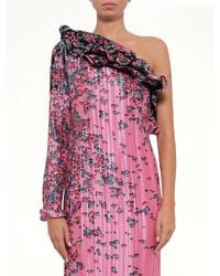 Givenchy - Asymmetric Pleated Dress - Lyst