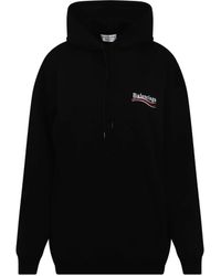 Balenciaga - Political Campaign Hoodie In Black - Lyst