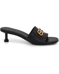 Balenciaga - Groupie Sandals, / Vint, 100% Leather - Lyst