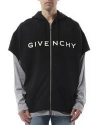 Givenchy - Jersey Multi Layer Hoodie, Long Sleeves, 100% Cotton, Size: Medium - Lyst