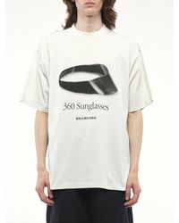 Balenciaga Tshirt in White for Men | Lyst