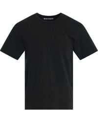 Palm Angels - ' Essential Tripack T-Shirt, Round Neck, Short Sleeves, , 100% Cotton, Size: Small - Lyst