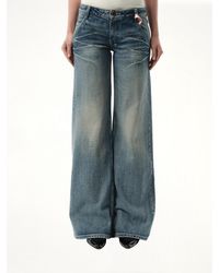 Fax Copy Express - 888 Low-Rise Oversized Jeans, 100% Cotton, Size: Small - Lyst