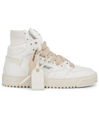 Off-White c/o Virgil Abloh - 3.0 Off Court Calf Leather Sneaker In White/white - Lyst