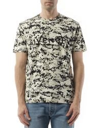 Givenchy - Camo All Over T-Shirt, 100% Cotton, Size: Small - Lyst
