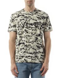 Givenchy - Camo All Over T-Shirt, 100% Cotton, Size: Small - Lyst