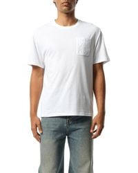 Loewe - Relaxed Anagram T-Shirt, Short Sleeves, 100% Cotton, Size: Small - Lyst