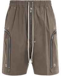 Rick Owens - Bauhaus Bela Shorts, , 100% Calf Leather - Lyst