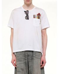 Doublet - Trompe L'Oeil Embroidery T-Shirt - Lyst
