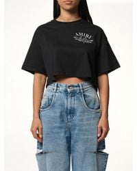 Amiri - Arts District Cropped T-Shirt - Lyst