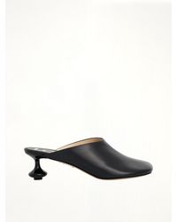 Loewe - Toy Sculpted-heel Leather Heeled Mules - Lyst