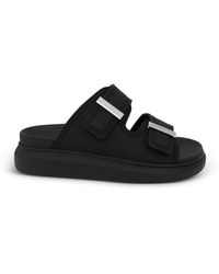 Alexander McQueen - Oversized Double Strap Sandals, /, 100% Rubber - Lyst