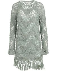 Chloé - Robe Dress, Round Neck, 100% Cotton - Lyst