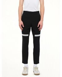 Lanvin - Slim Crop Patch Trousers - Lyst