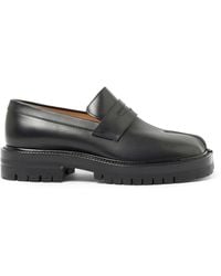 Maison Margiela - Tabi County Loafer Shoes, , 100% Calf Leather - Lyst